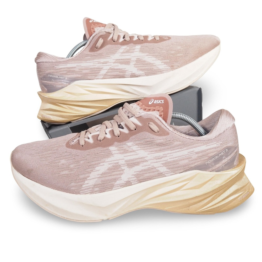 Asics Novablast 3 Fawn Mineral Beige Womens 10 Running Shoes 1012B288 702
